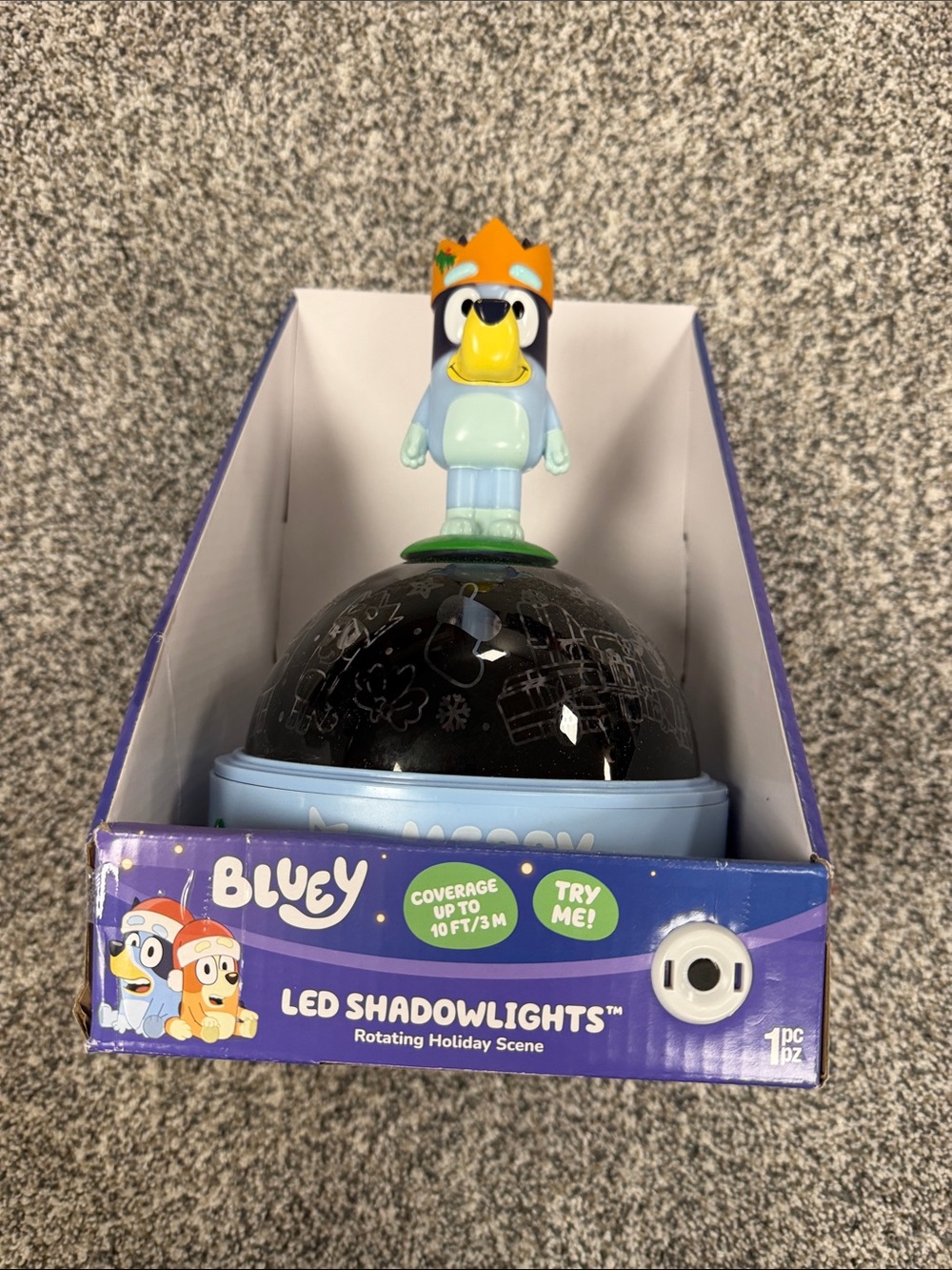 LED Shadowlights Night Light - Blue & Orange